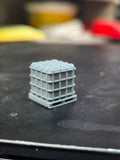 HO SCALE CHEMICAL TANK ON SKID (5 PER PACK)