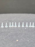 N SCALE 28" TALL TRAFFIC CONES (10 PER PACK)