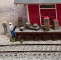 HO SCALE BOXES OF ROUND FRUIT 3 HIGH (5 PER PACK)