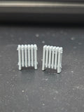 HO SCALE SHORT STEAM RADIATORS (8 PER PACK)