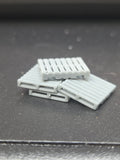 N SCALE WOOD 8 SLAT SKIDS (8 PACK)
