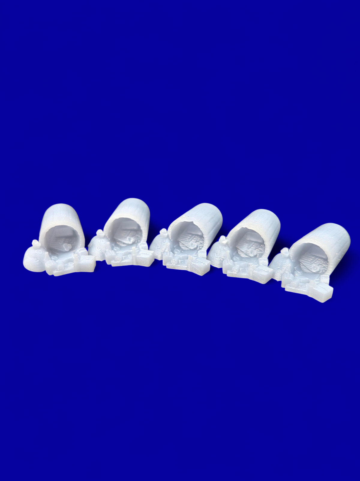 N SCALE SPILLED TRASH CANS (10 PACK)