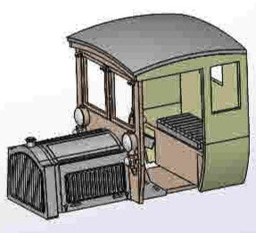 HO SCALE 1920'S PACKARD TRUCK CAB   (PART #  PN-10002)